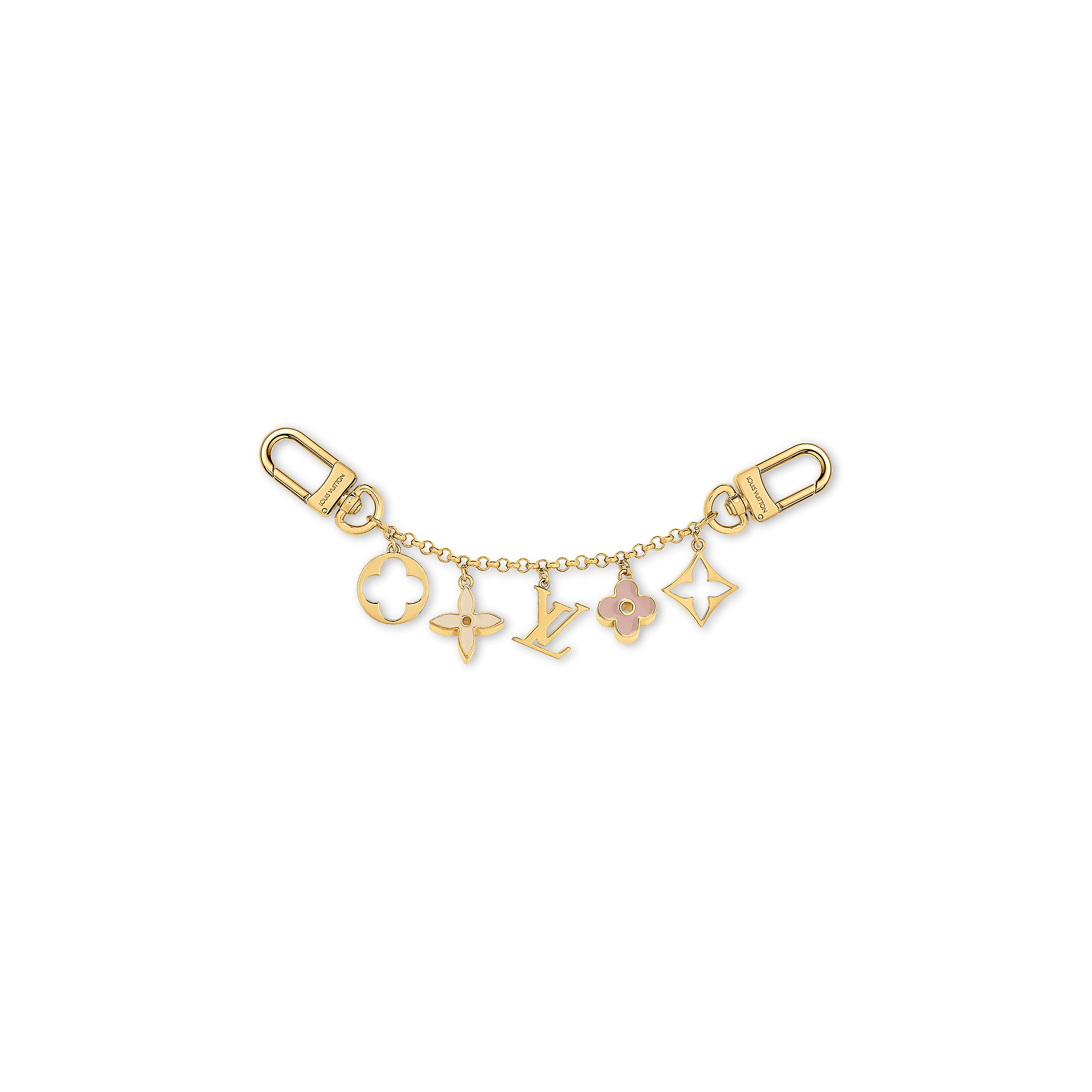 Fleur de Monogram Bag Charm Chain