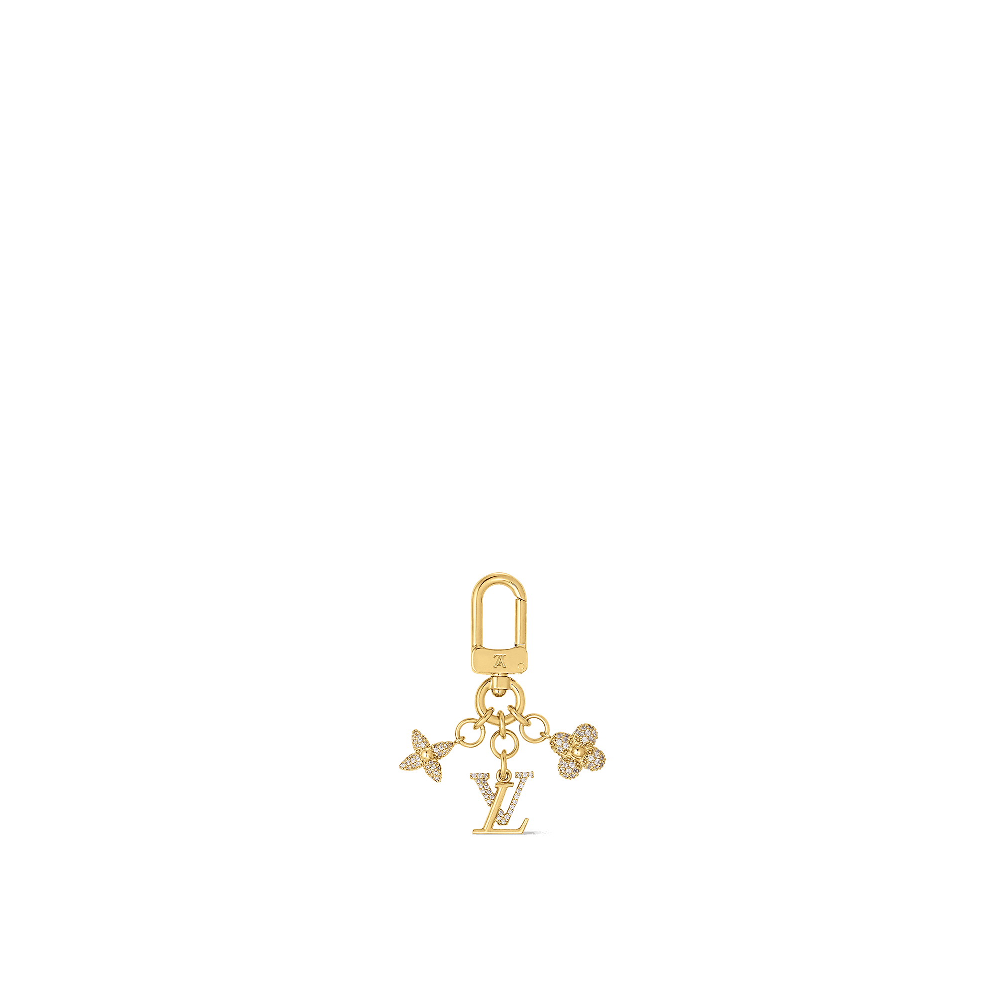 Micro Charms LV Iconic Key Holder